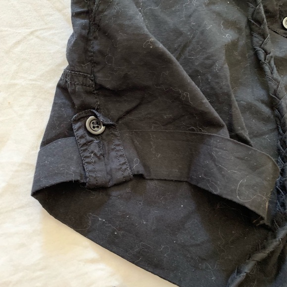 💙 Black Shorts with Waist Tie - Picture 4 of 7